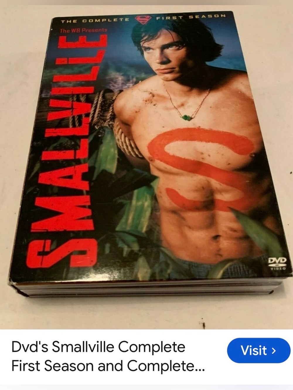 #3334**Warner Bros. Smallville DVD Set - Red, Blue, Green